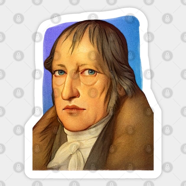 German Philosopher Georg Wilhelm Friedrich Hegel illustration Sticker by Litstoy 